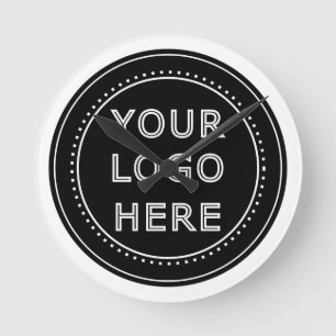 Modern, Minimalistisch, elegant und individuell an Runde Wanduhr