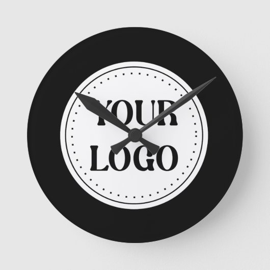 Modern, Minimalistisch, elegant und individuell an Runde Wanduhr (Vorderseite)