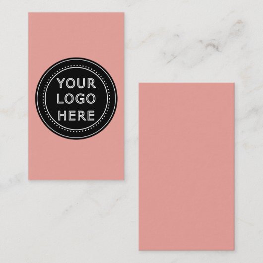 Modern, Minimalistisch, elegant und individuell an Telefonnummerkarte (Vorne/Hinten)