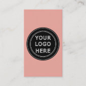 Modern, Minimalistisch, elegant und individuell an Telefonnummerkarte (Vorderseite)