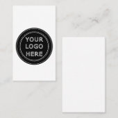 Modern, Minimalistisch, elegant und individuell an Visitenkarte (Vorne/Hinten)