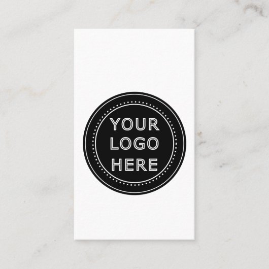 Modern, Minimalistisch, elegant und individuell an Visitenkarte (Vorderseite)