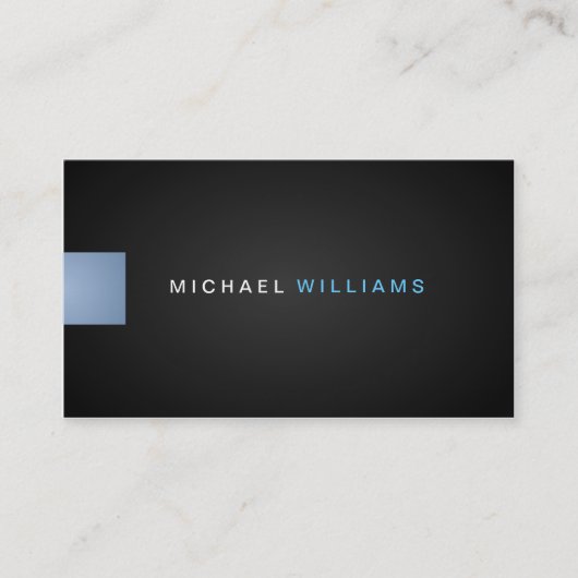 MODERN MINIMALISTISCH ELEGANT VISITENKARTEN VISITENKARTE (Vorderseite)