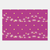 Modern Minimalistisch Pink Blue Green Geschenkpapier Set (Vorderseite)