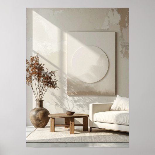 Modern minimalistisch poster (Vorne)