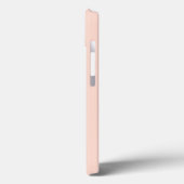 Modern Minimalistisch rosa Logo QR Code Case-Mate iPhone Hülle (Rückseite / Links)