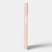 Modern Minimalistisch rosa Logo QR Code Case-Mate iPhone Hülle (Rückseite / Rechts)