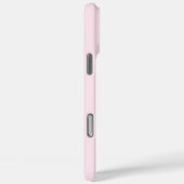 Modern Minimalistisch rosa Monogramm des benutzerd Case-Mate iPhone Hülle (Rückseite / Rechts)