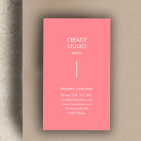 Modern Minimalistisch rosa weiß