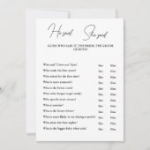 Modern Minimalistisch sagte er, sie habe eine Game (Vorderseite)