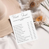 Modern Minimalistisch sagte er, sie habe eine Game