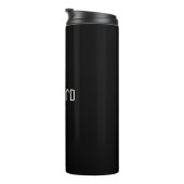 modern minimalistisch schlicht grau thermosbecher (Nach rechts gedreht)