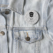 Modern Minimalistisch School Logo Button (Beispiel)