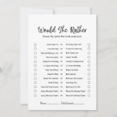 Modern Minimalistisch würde sie lieber Game Card (Vorderseite)