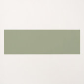 Modern Minimalistische Bridesmaid Script Sage Gree Yogamatte (Rückseite (Horizontal))