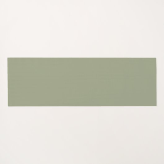 Modern Minimalistische Bridesmaid Script Sage Gree Yogamatte (Rückseite (Horizontal))