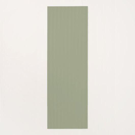 Modern Minimalistische Bridesmaid Script Sage Gree Yogamatte (Rückseite)