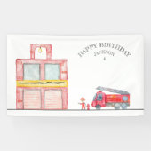 Modern Minimalistische Geburtstagsparty Banner (Horizontal)