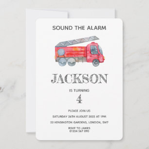 Modern Minimalistische Geburtstagsparty Einladung