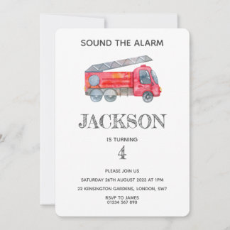 Modern Minimalistische Geburtstagsparty Einladung