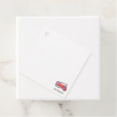 Modern Minimalistische Geburtstagsparty Geschenkanhänger (Beispiel)