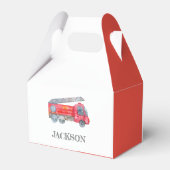 Modern Minimalistische Geburtstagsparty Geschenkschachtel (Rückseite)