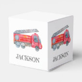 Modern Minimalistische Geburtstagsparty Geschenkschachtel (Rückseite)