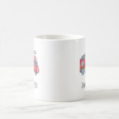 Modern Minimalistische Geburtstagsparty Kaffeetasse (Mittel)
