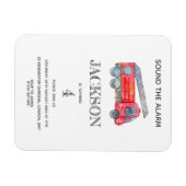 Modern Minimalistische Geburtstagsparty Magnet (Horizontal)