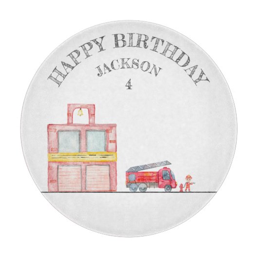 Modern Minimalistische Geburtstagsparty Schneidebrett (Vorderseite)