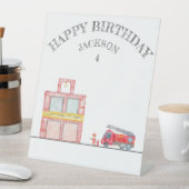 Modern Minimalistische Geburtstagsparty Sockelschild (In Situ)