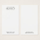 Modern Minimalistische Grafikkarte (Vorne & Hinten)