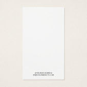 Modern Minimalistische Grafikkarte (Rückseite)