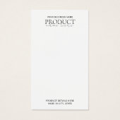 Modern Minimalistische Grafikkarte (Vorderseite)