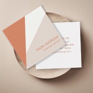 Modern Minimalistische Quadratische Visitenkarte
