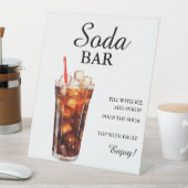 Modern Minimalistische Soda Bar Summer Birthday si Sockelschild (In Situ)