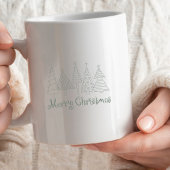 Modern Minimalistische Weihnachten gemütlich Sweatshirt