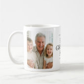 Modern minimalistischer bester Opa aller Zeiten Fo Kaffeetasse (Links)