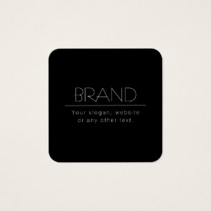 Modern minimalistischer editierbarer Text   Schwar