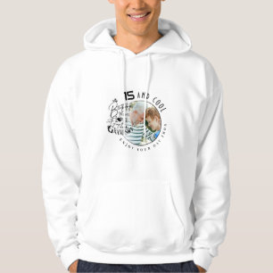 Modern minimalistischer Enkel-Geburtstag Hoodie