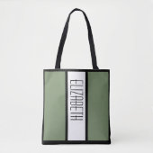 Modern minimalistischer Farbblock mit individuelle Tasche (Vorderseite)