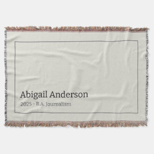 Modern minimalistischer Name und Titel, Abschluss Decke