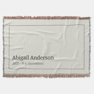 Modern minimalistischer Name und Titel, Abschluss Decke