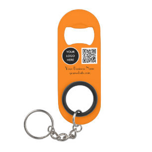 Modern minimalistischer orangener benutzerdefinier mini flaschenöffner