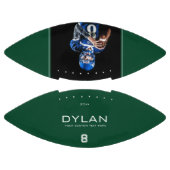 Modern Minimalistischer Personalisierter Keepake G Football (Paneele)