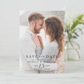 Modern Minimalistischer QR-Code-Website-Overlay fü Save The Date (Stehend Vorderseite)