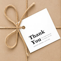 Modern minimalistischer schwarzer und weißer Gebur