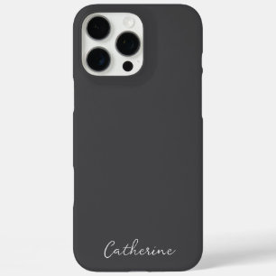 Modern Minimalistischer Skripttyp Name iPhone 16 Pro Max Hülle