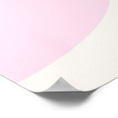 Modern minimalistischer stilvoller trendiger Mid-C Poster (Ecke)