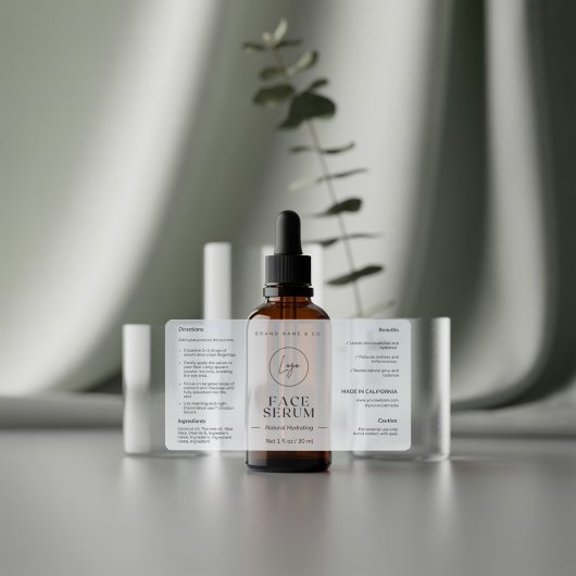 Modern Minimalistisches 1 OZ Hautpflegelchen